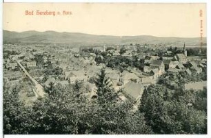 Bad Herzberg. Blick auf Bad Herzberg