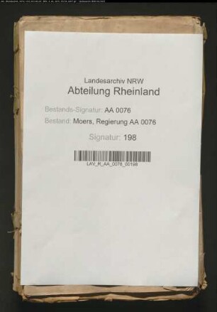 Salarienkassen-Rechnungen mit Belegen und Niederschlagsdekreten II