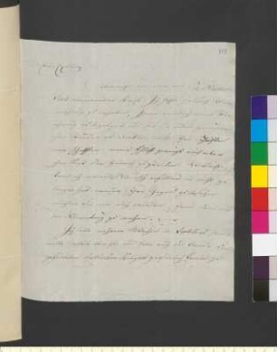 Brief von Schnell, Gustav an Goethe, Johann Wolfgang von