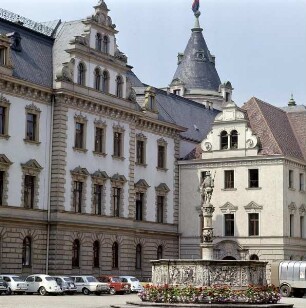 Regensburg. Kurfürstenbrunnen