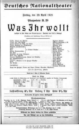 Was Ihr wollt