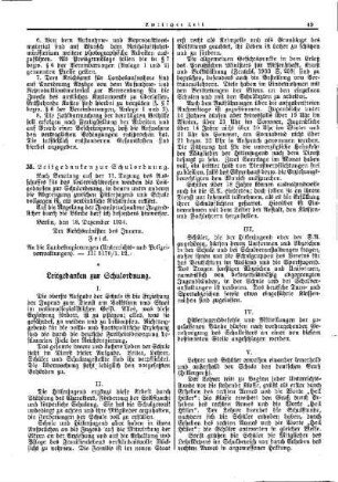 Leitgedanken zur Schulordnung : [Amtlicher Teil]