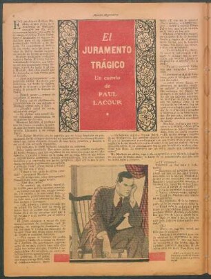 El juramento trágico : Un cuento de Paul Lacour