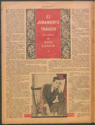 El juramento trágico : Un cuento de Paul Lacour