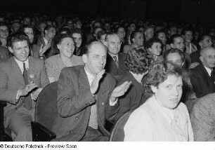 Publikum der Festivität zum 60jährigen Bestehen der Leipziger Volkszeitung