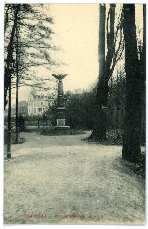 Komotau. Kriegerdenkmal