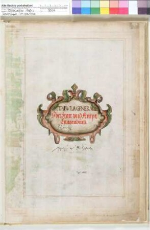 Hohenloher Atlas: Aufnahme des Amtes Langenburg
