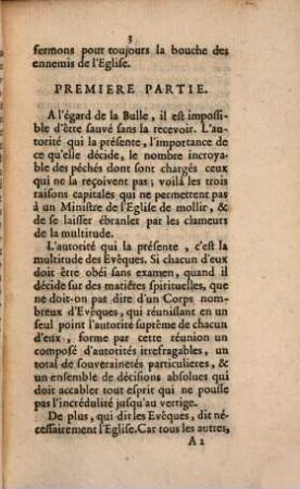 Lettre (sur la Bulle Unigenitus)