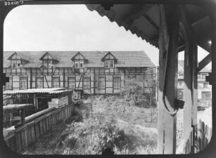 Wasungen, Schulgasse 2. Weyenhof (1630-1632). Rückseite
