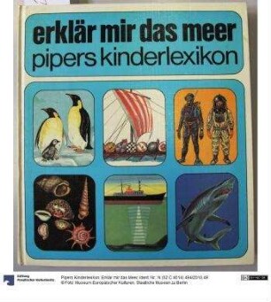 Pipers Kinderlexikon: Erklär mir das Meer