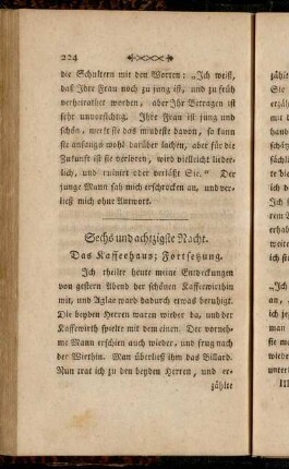 Sechs und achtzigste Nacht. - Acht und achtzigste Nacht.