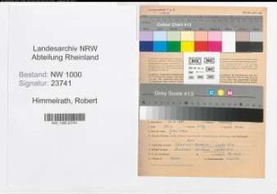 Entnazifizierung Robert Himmelrath, geb. 10.09.1897 (Elektriker)