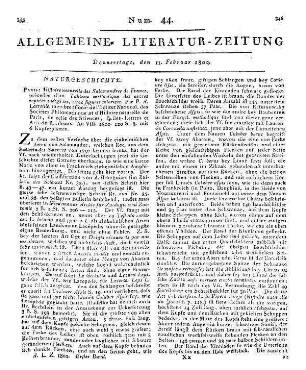 1802: Allgemeine Literatur-Zeitung