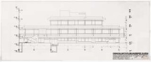 Chemische Institute der Universität Köln: Physikalische Chemie Westansicht, 1:100