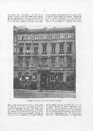 Potsamer Str. 134c, das Haus, in dem Th. Fontane starb