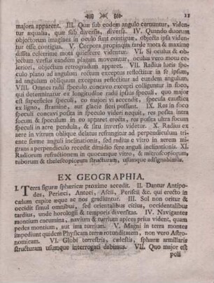 Ex Geographia.