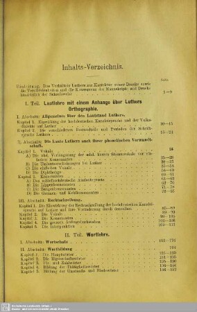 Grundzüge der Schriftsprache Luthers : Versuch einer historischen Grammatik der Schriftsprache Luthers