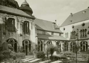 Trier, Dom St. Peter, Nordflügel des Kreuzganges