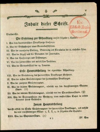 Inhalt dieser Schrift