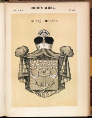 Taf. 123. Herzog v. Decrês.