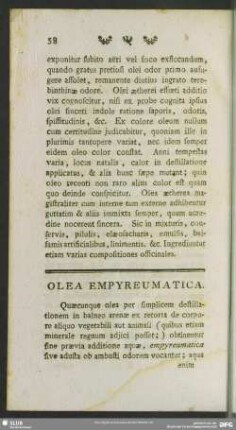 Olea Empyreumatica