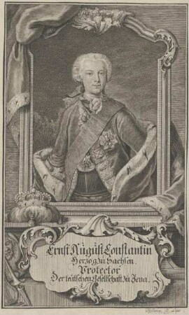 Bildnis des Ernst August Constantin, Herzog von Sachsen-Weimar
