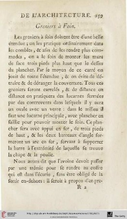 Greniers à Foin