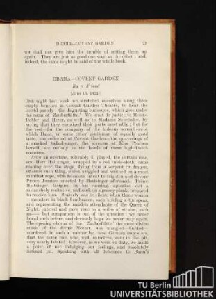 Drama - Covent Garden by a friend. [June 15, 1833.]