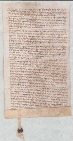 Vidimus des Johann, Dekan von Xanten, des Schiedsspruches zwischen Otto von Kleve und Dietrich van der Straten von 1344 Mai 22. Datum 1344 in vigilia beati Bartholomei apostoli. Siegel angehängt, Umschrift und Bild beschädigt. Vgl. Schleidgen, Kleve-Mark Urkunden Regesten, Bd. 1, Nr.286, Urkunde 264 und Schleidgen, ebd., Nr. 302 und Urkunde 278.