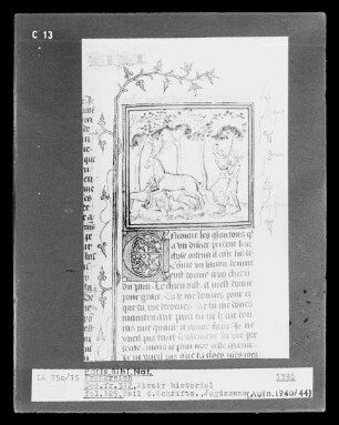 Miroir historial, fol. 312, Jagdszene