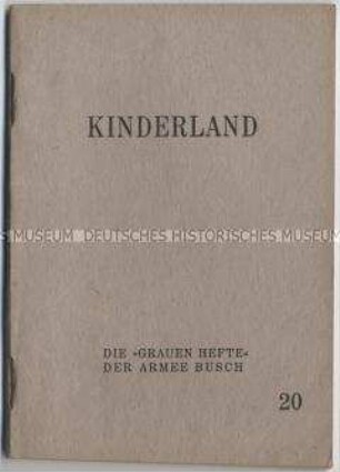 Heft aus der Schriftenreihe "Die 'Grauen Hefte' der Armee Busch" mit Weihnachtsgedichten und -geschichten (Nr. 20)