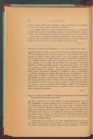 Discursos de Norah Lange