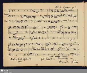 Wolf, Alexander; 1896 [Noten- und Texteintrag]