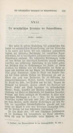 559-578 Die metaphysischen Principien der Naturerklärung : dritter Artikel