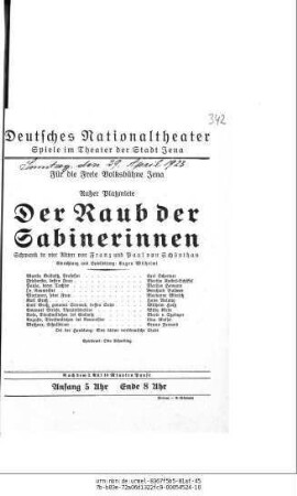 Der Raub der Sabinerinnen