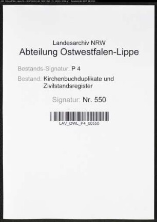 Kirchenbuchduplikat der evangelisch-lutherischen Stadt- und Landgemeinde St.Petri, Kreis Soest (GHT 1873) sowie der evangelisch-lutherischen Militärgemeinde St.Petri, Kreis Soest (GH 1873). (Gemeinde: Evangelisch-Lutherische Stadt- und Landgemeinde St.Petri)