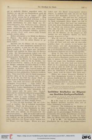 Juristischer Briefkasten der Allgemeinen Deutschen Kunstgenossenschaft