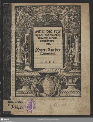 wider die rewbischen vnd mordischen rotten der anderen bawren