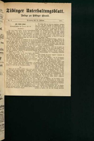 Tübinger Unterhaltungsblatt (Nr. 9)