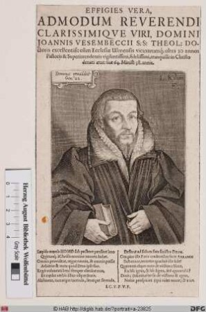 Bildnis Johann Wesenbeck