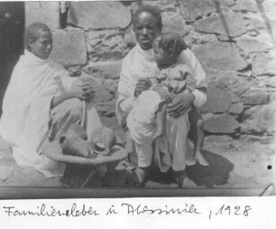 Familienleben in Abessinien