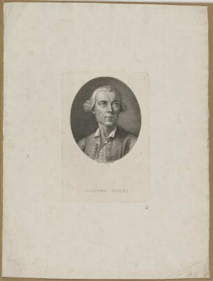Bildnis des Gasparo Gozzi