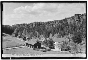 Ottomühle im Bielatal. Sächsische Schweiz