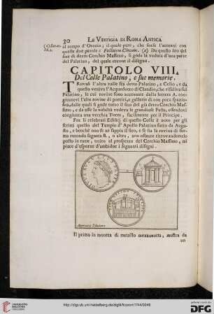 Capitolo VIII: Del Colle Palatino, e sue memorie