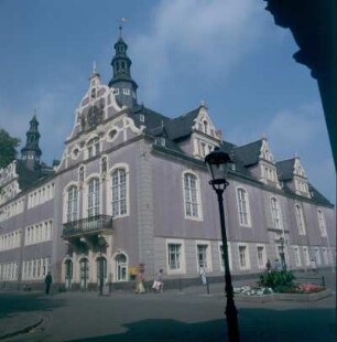 Arnstadt, Markt 1. Rathaus (1582-1586; C. Junghans). Eckansicht