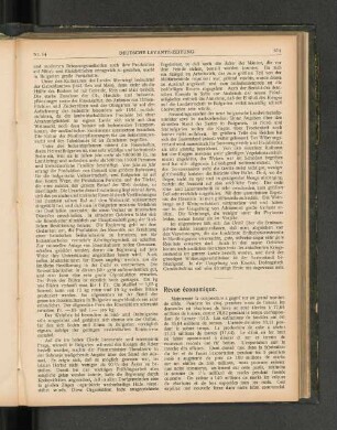 Revue économique.