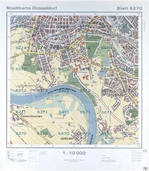 Stadtkarte Düsseldorf, Blatt 5270