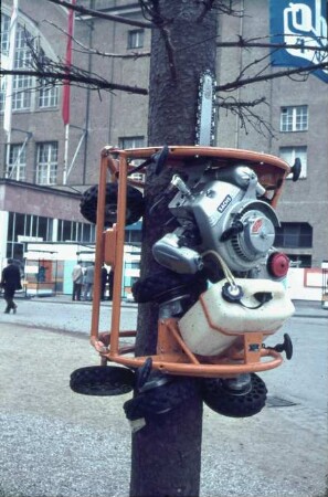 Klettersäge zur mechanischen Entastung