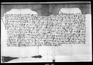 Bernhard Büninger von Durlach, um strafbare Verhandlung in das Gefängnis gelegt, schwört bei seiner Entlassung Urfehde.