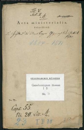Das Gymnasialgebäude zu Arnsberg